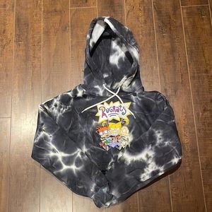 Girls’ crop top hoodie